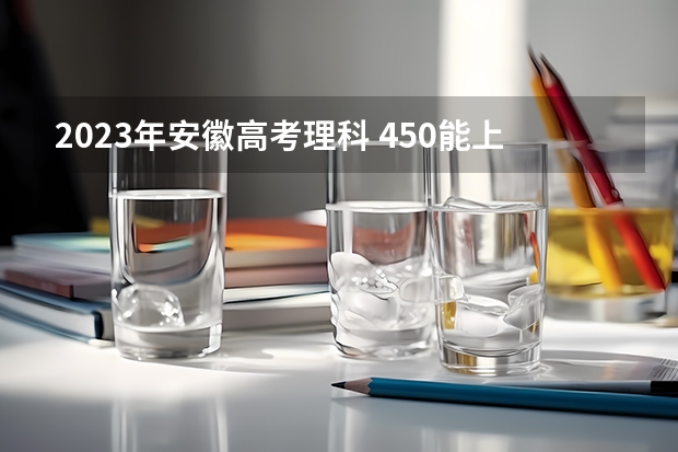 2023年安徽高考理科 450能上什么大学