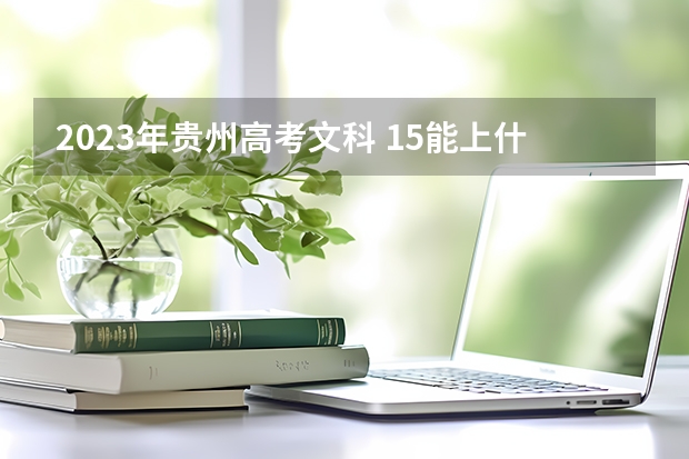 2023年贵州高考文科 15能上什么大学