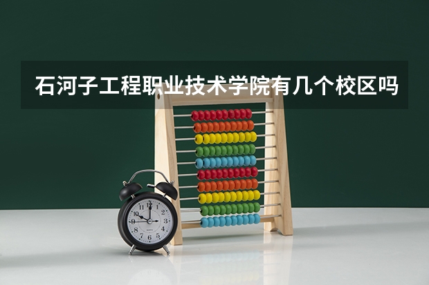石河子工程职业技术学院有几个校区吗 石河子工程职业技术学院学校面积有多大
