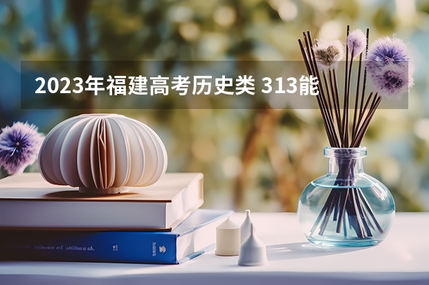2023年福建高考历史类 313能上什么大学