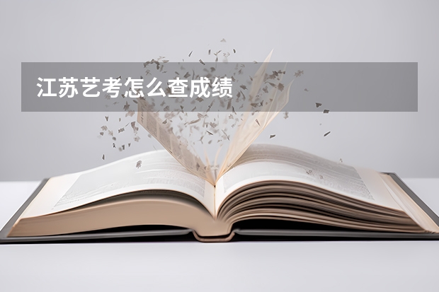 江苏艺考怎么查成绩