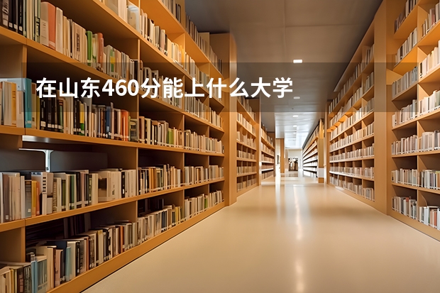在山东460分能上什么大学