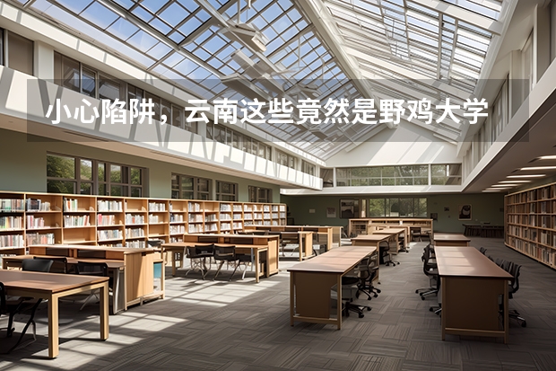 小心陷阱，云南这些竟然是野鸡大学