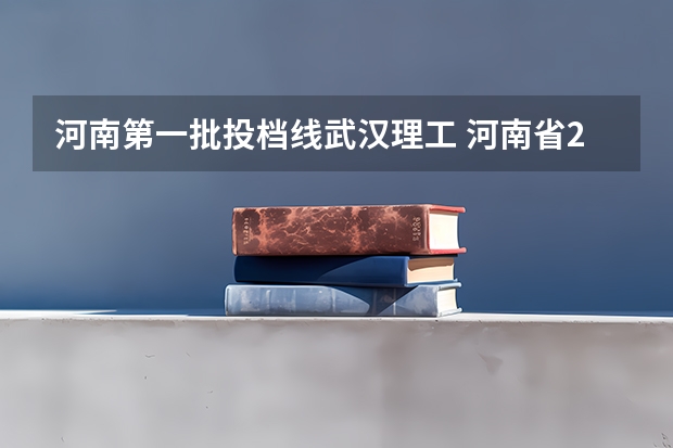 河南第一批投档线武汉理工 河南省2023年高考投档线