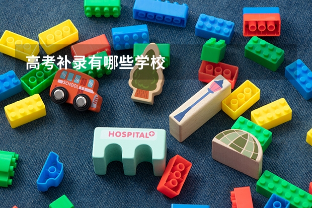 高考补录有哪些学校