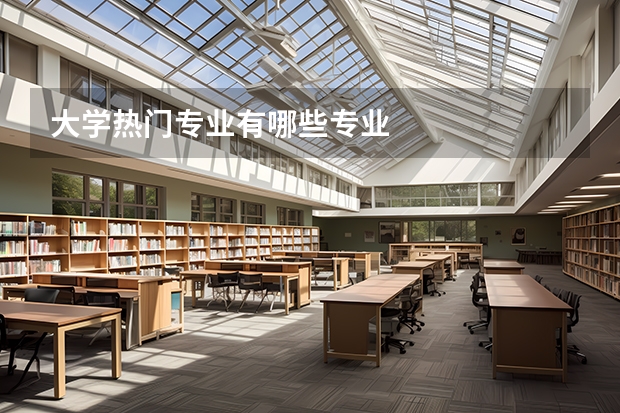 大学热门专业有哪些专业