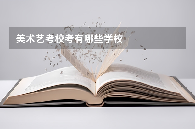 美术艺考校考有哪些学校