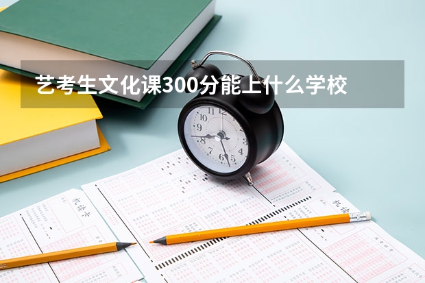 艺考生文化课300分能上什么学校