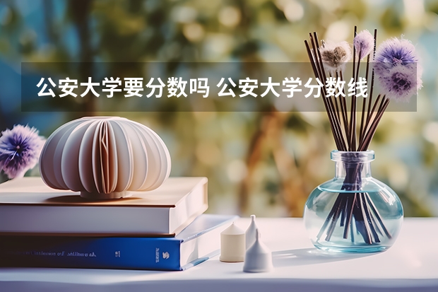 公安大学要分数吗 公安大学分数线