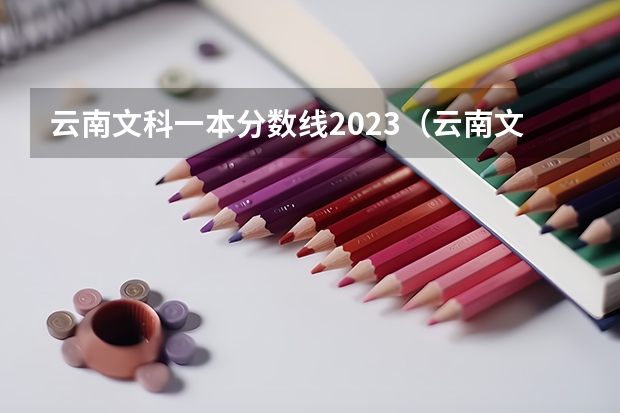 云南文科一本分数线2023（云南文科一本分数线）