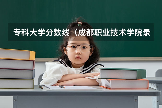 专科大学分数线（成都职业技术学院录取分数线汇总）