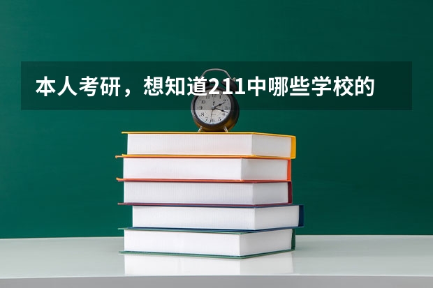 本人考研，想知道211中哪些学校的金融专业好考些？