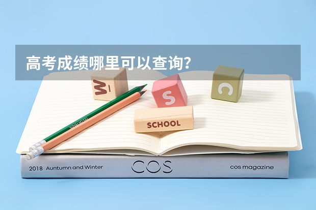 高考成绩哪里可以查询？