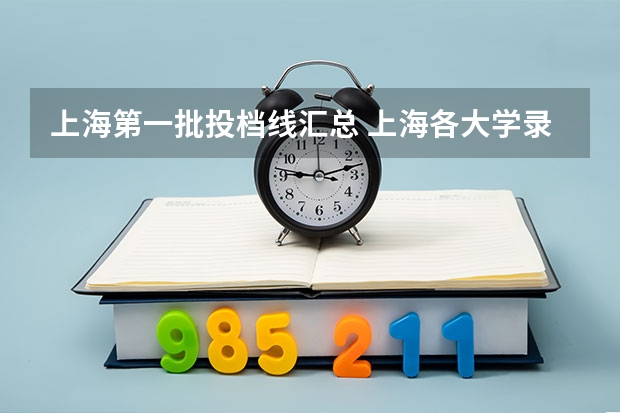 上海第一批投档线汇总 上海各大学录取分数线
