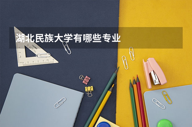 湖北民族大学有哪些专业
