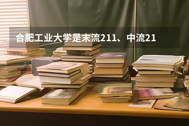 合肥工业大学是末流211、中流211吗。