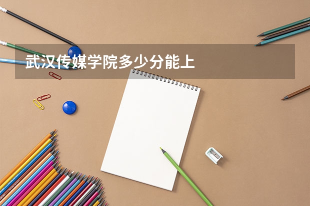 武汉传媒学院多少分能上