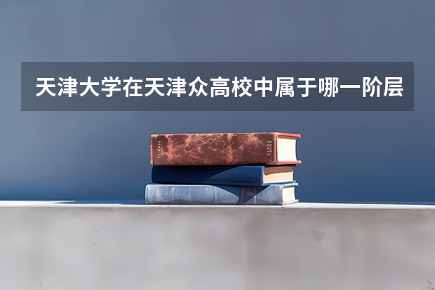 天津大学在天津众高校中属于哪一阶层？其往年的录取分数线是多少？