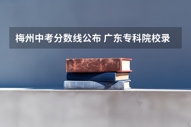 梅州中考分数线公布 广东专科院校录取最低投档分数线预测