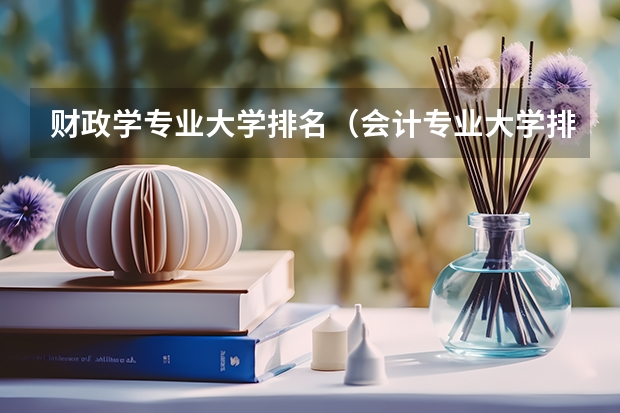 财政学专业大学排名（会计专业大学排名及分数线）