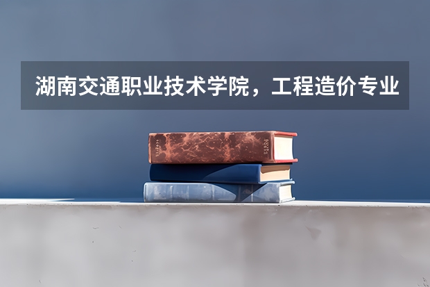 湖南交通职业技术学院，工程造价专业录取分数线是多少？