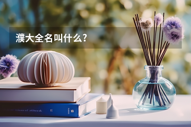 濮大全名叫什么?
