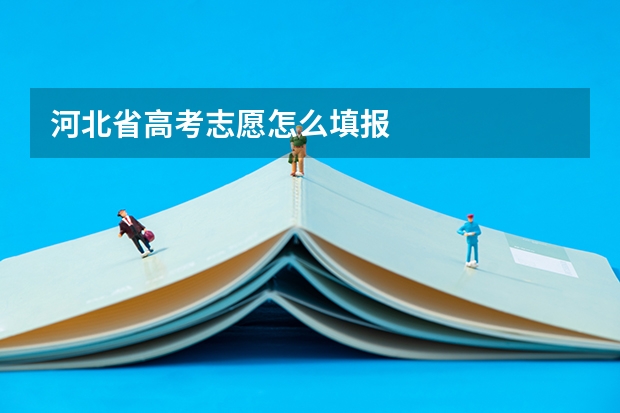 河北省高考志愿怎么填报