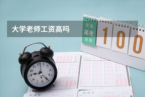 大学老师工资高吗