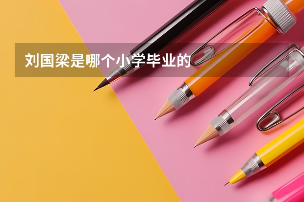 刘国梁是哪个小学毕业的