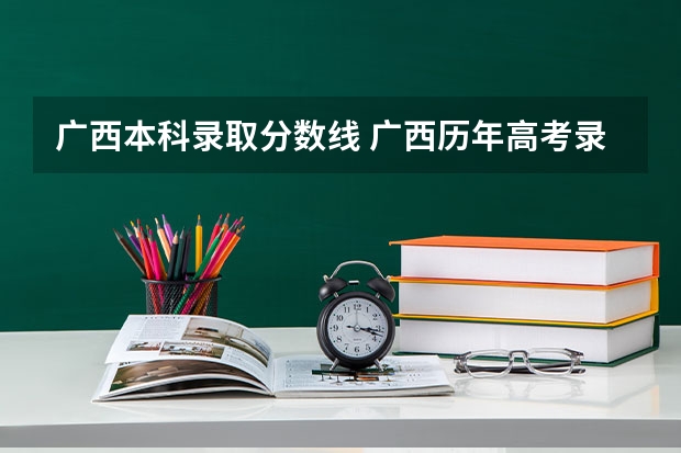 广西本科录取分数线 广西历年高考录取分数线