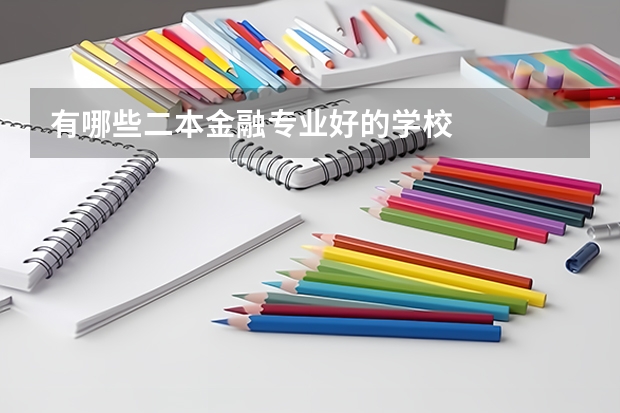 有哪些二本金融专业好的学校