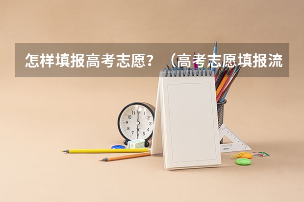 怎样填报高考志愿？（高考志愿填报流程图解）
