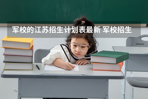 军校的江苏招生计划表最新 军校招生