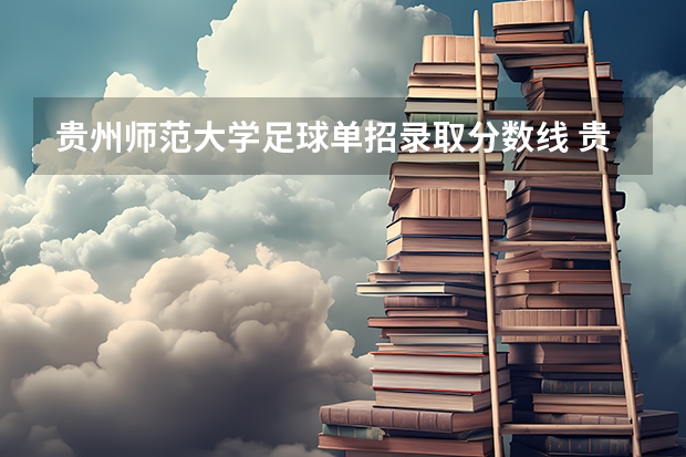 贵州师范大学足球单招录取分数线 贵州电子信息职业技术学院单招录取分数线