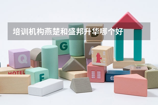 培训机构燕楚和盛邦升华哪个好
