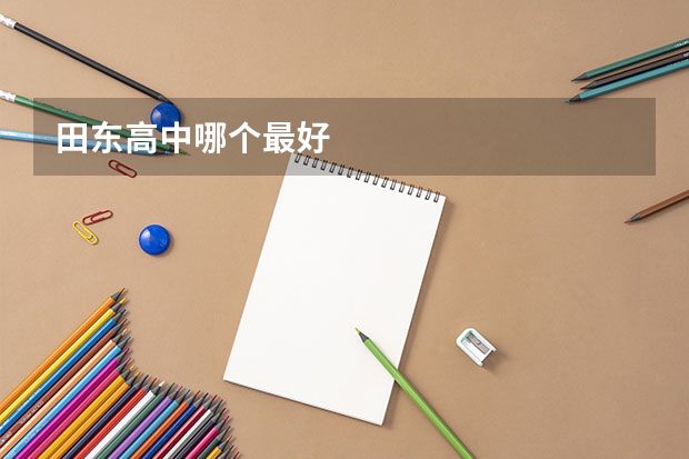田东高中哪个最好