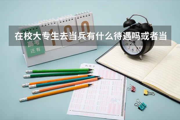 在校大专生去当兵有什么待遇吗或者当兵回来后可以申请转换学校吗