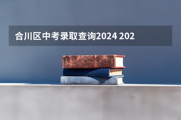 合川区中考录取查询2024 2024年中考分数录取线