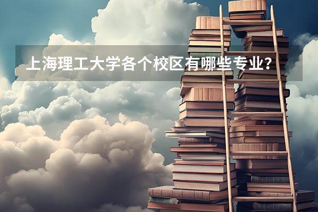 上海理工大学各个校区有哪些专业？