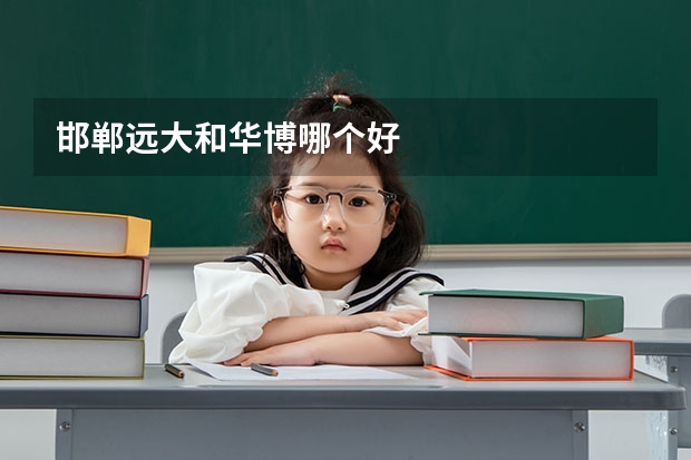 邯郸远大和华博哪个好