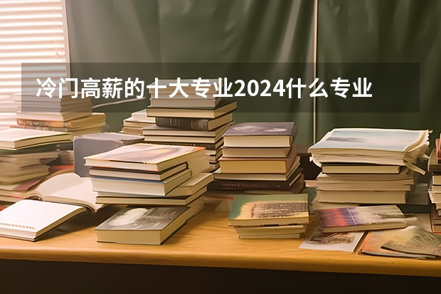 冷门高薪的十大专业2024什么专业收入高