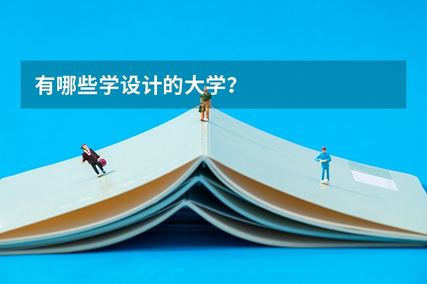 有哪些学设计的大学？