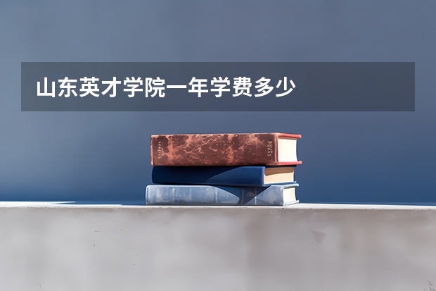 山东英才学院一年学费多少