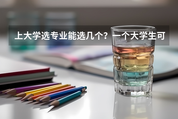 上大学选专业能选几个？一个大学生可以同时学不同的专业吗？？