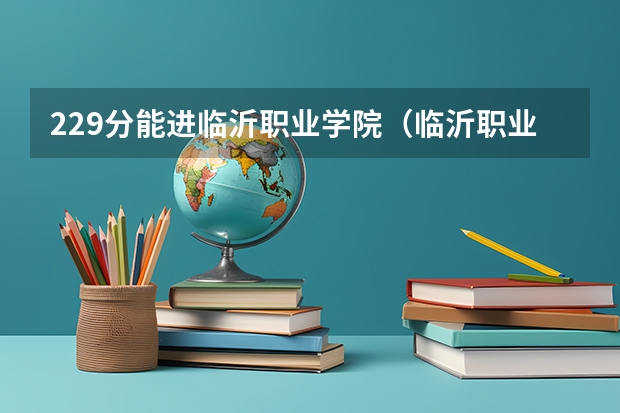 229分能进临沂职业学院（临沂职业学院）