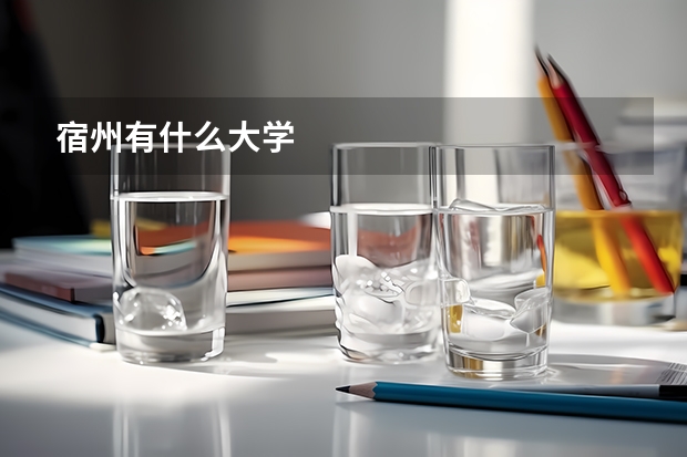 宿州有什么大学