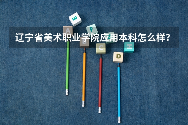辽宁省美术职业学院应用本科怎么样？好吗？