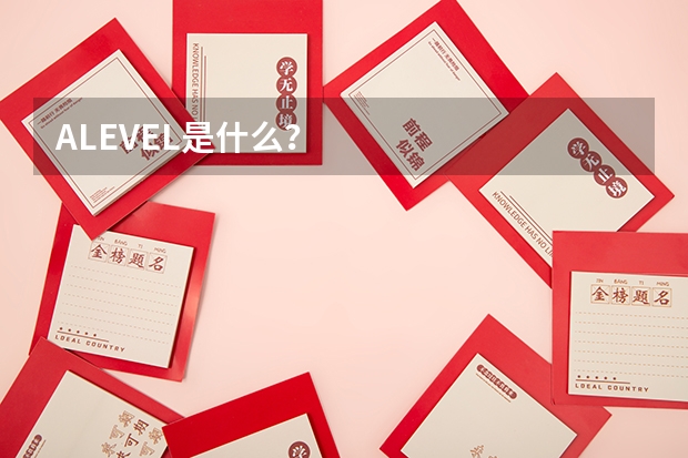 ALEVEL是什么？