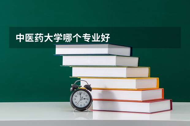 中医药大学哪个专业好