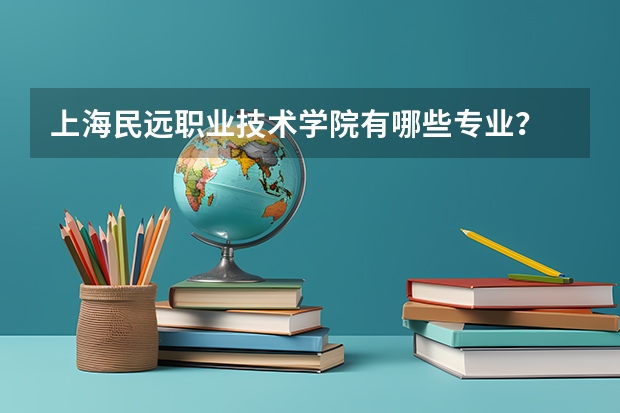 上海民远职业技术学院有哪些专业？
